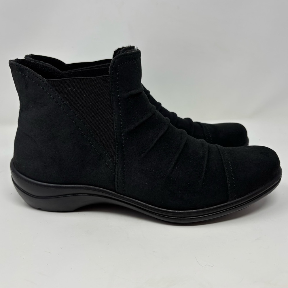 Romika Cassie 20 Black Leather Suede Chelsea Boots Ankle Booties Chelsea Slip On - Picture 3 of 10